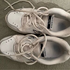 New Balance White Athletic Shoes